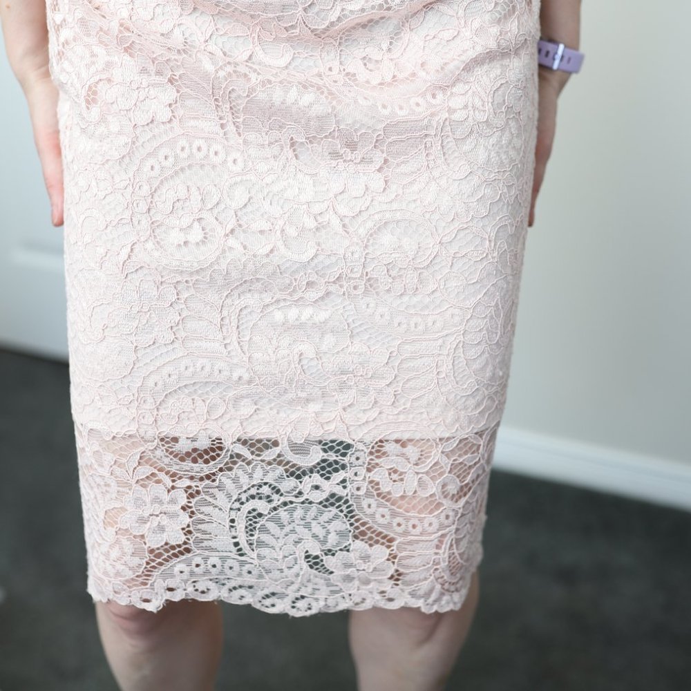 Ralph Lauren pink lace dress - Picture 3 of 4